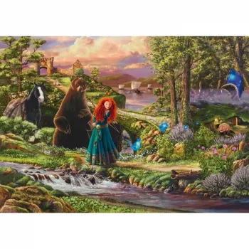 Thomas Kinkade Studios: Disney Dreams Collection - Brave, Merida Legende der Highlands, 1000 dalių dėlionė