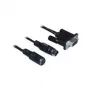 RS232 mobiliojo telefono kabelis Navilock 61265 juodas