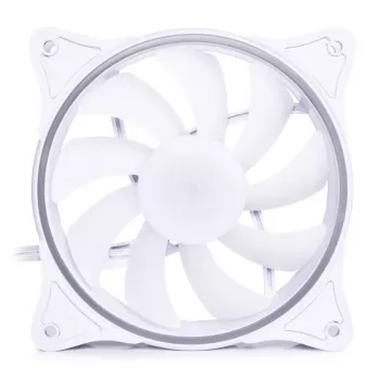 Alphacool Rise Aurora 120 mm ARGB korpuso ventiliatorius – balta