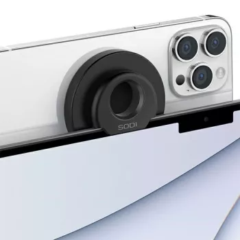Indukcinis laikiklis „MacBook MagSafe“ juodas