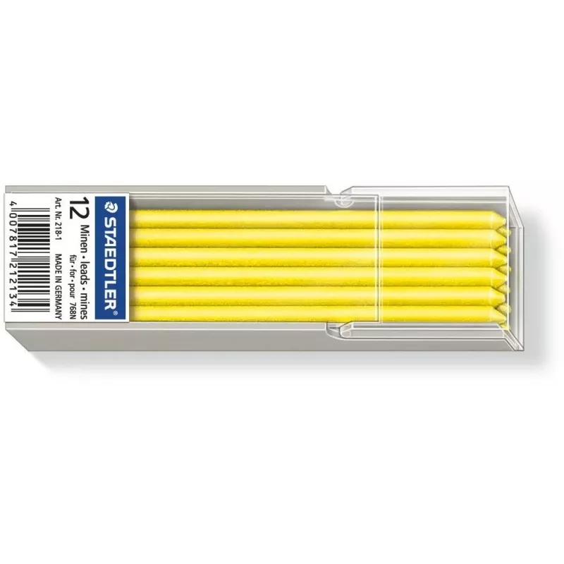 Markerio šerdelė Staedtler Lumocolor 218 Geltona 12 vnt.