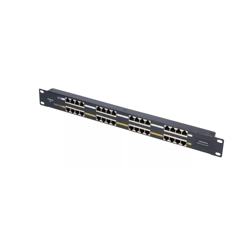 Extralink PoE Injektorius 16 prievadų 16x 100Mb/s RJ45, montuojamas į stovą