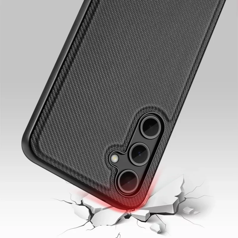 StyleShell NYLO, telefono dėklas juodas, Samsung Galaxy A35 5G
