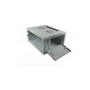 Stovo spinta ALLNET ALL-SMQ5409GRAU 9U laisvai stovinti stelažinė spinta, 50 kg talpa, užrakinta raktu, pilka