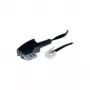 S/CONN 6m TAE-N – RJ 11 Juoda Transparent ShiverPeaks
