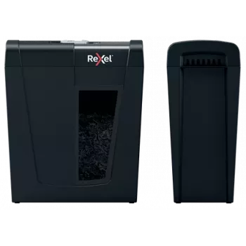 Popieriaus smulkintuvas REXEL Secure X8 — kryžminis pjovimas P-4, 4x40 mm, 8 lapų talpa, 14 l dėžė, juodas