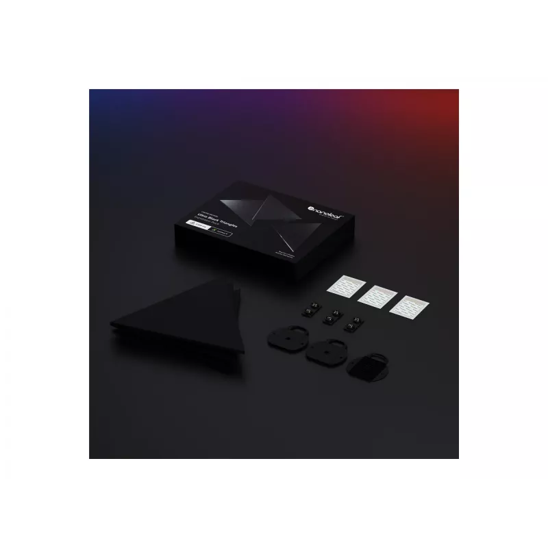 Išmanusis skydas Nanoleaf NL47-0101TW-3PK Wi-Fi Juoda 3 vnt.