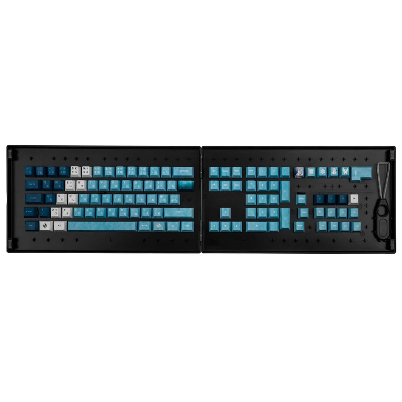 Keycap Set Traitors YUKI ONNA (UK layout) — Dizainerių teminiai klavišų dangteliai mechaninėms klaviatūroms