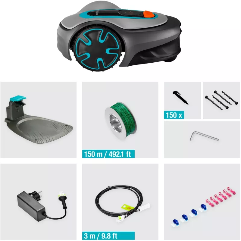 Robotinė vejapjovė Gardena SILENO minimo