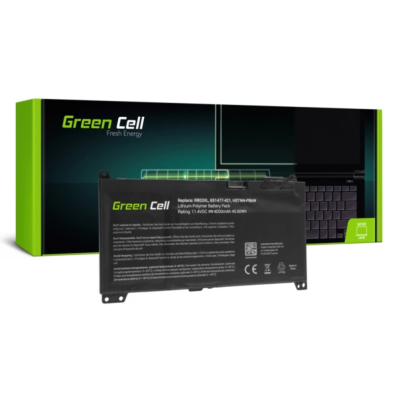 Green Cell HP122 nešiojamojo kompiuterio atsarginė baterija (HP122)