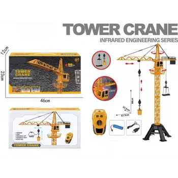 Bokštinio krano R/C modelis Madej 013211 radijo bangomis valdomas statybinis žaislas