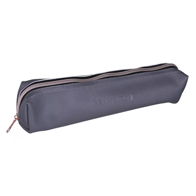 Plaukų tiesintuvas Remington S8598 Warm Juoda Pilka — keraminės plokštės 11 cm, 5 šilumos lygiai, 160–230°C, 3 m laidas, dėklas