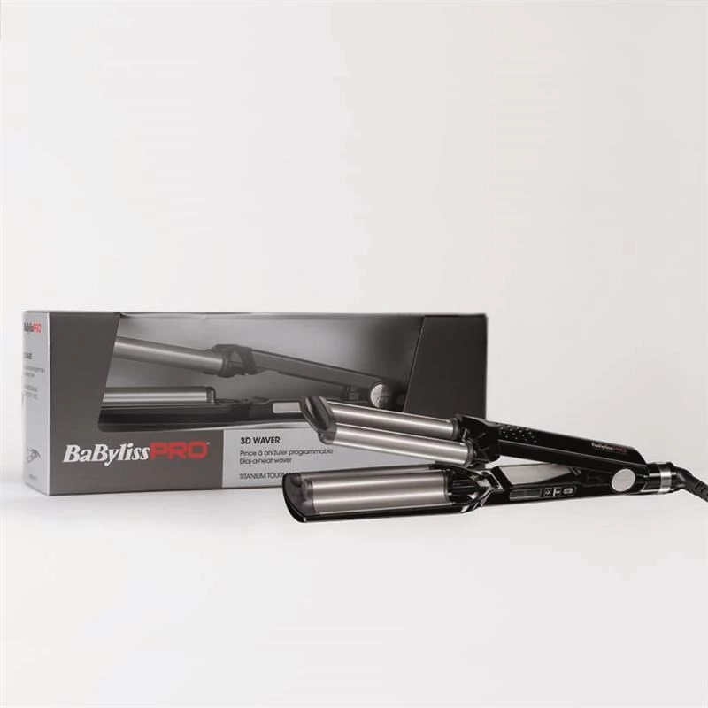 BaByliss BAB2369TTE triguba plaukų formavimo bangų formavimo žnyplė