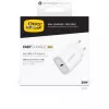 Sieninis įkroviklis OTTERBOX 78-81340 20W USB‑C (USB‑PD) baltas