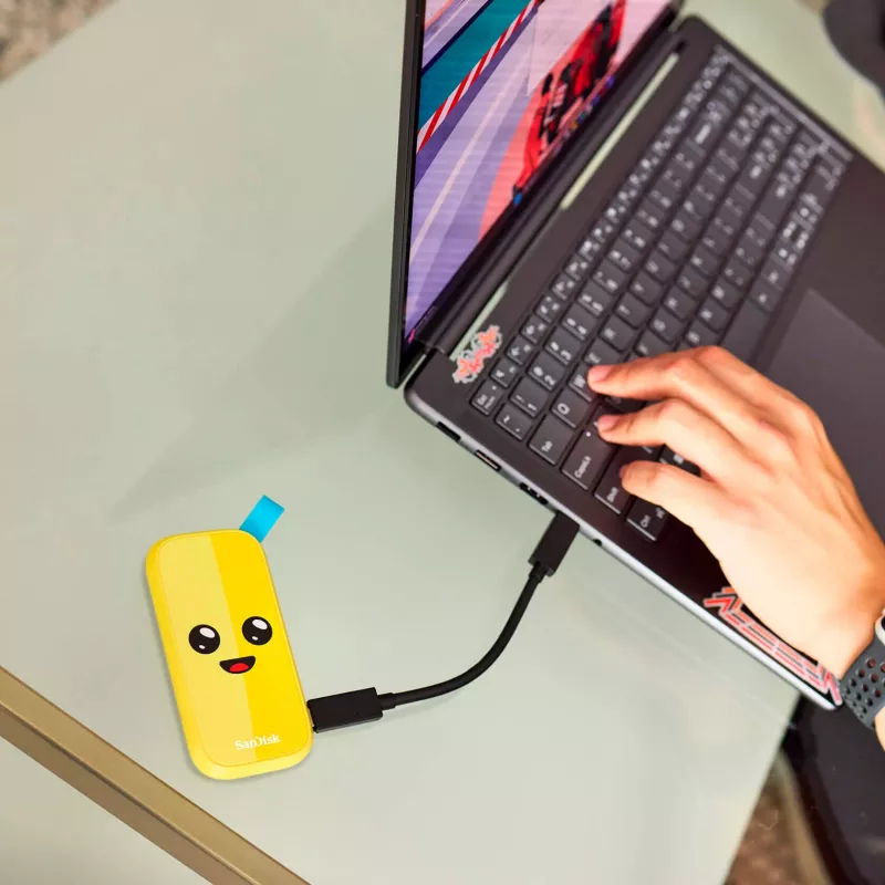 Išorinis kietojo kūno diskas SanDisk 2TB USB Type-C 3.2 Gen 2 SDSSDE30-2T00-G25F