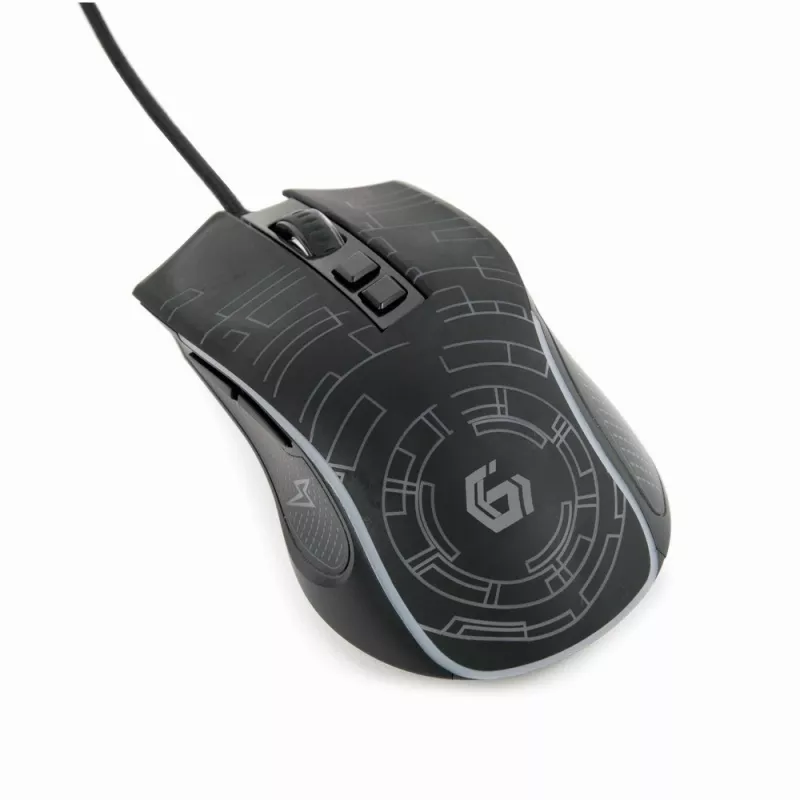 Gembird MUSG-RGB-01 pelė dešiniarankiams USB Type-A 3600 DPI