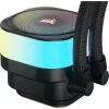AIO skysčio procesoriaus aušintuvas CORSAIR WAK iCUE LINK TITAN 420 RX 420 mm RGB