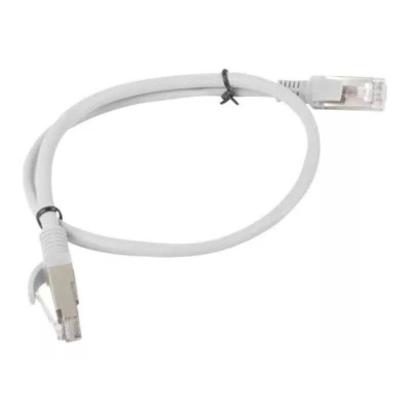 Tinklo kabelis Lanberg PCU6-10CC-0050-S RJ-45 Cat6 0,5 m Pilka