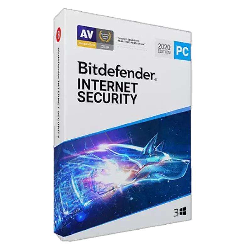 Bitdefender Internet Security | 3 įrenginiai | 1 metai | Pasaulinė