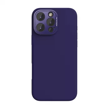 Telefono dėklas Nillkin LensWing Magnetic skirtas iPhone 16 Pro Max — violetinė, magnetinis tvirtinimas, tikslūs išpjovimai