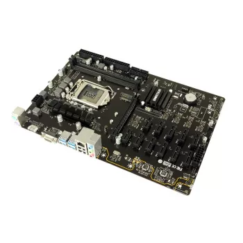 Pagrindinė plokštė BIOSTAR TB360-BTC PRO 2.0 ATX Intel B360, LGA 1151, 2x DIMM DDR4 iki 32GB, 11x PCIe x1 + 1x PCIe x16, M.2, SATA III, USB-A