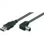 Wentronic Goobay USB 2.0 Hi-Speed kabelis, juodas, 1 m - USB 2.0 kištukas (A tipo) > USB 2.0 kištukas (B tipo) (93017)