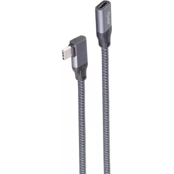 ShiverPeaks SHVP BS13-56020 - USB 3.2 laidas 90° C kištukas į lizdą 1,0 m - Laidas - Skaitmeninis / Duomenų (BS13-56020)