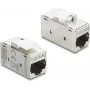 DELOCK Keystone jungtis RJ45 Cat.6A metalinė, mėlyna į mėlyną