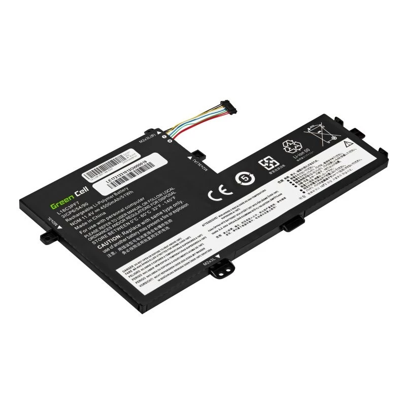 Baterija Green Cell LE172 ličio polimero 4500 mAh, skirta Lenovo IdeaPad C340 / S340 serijai