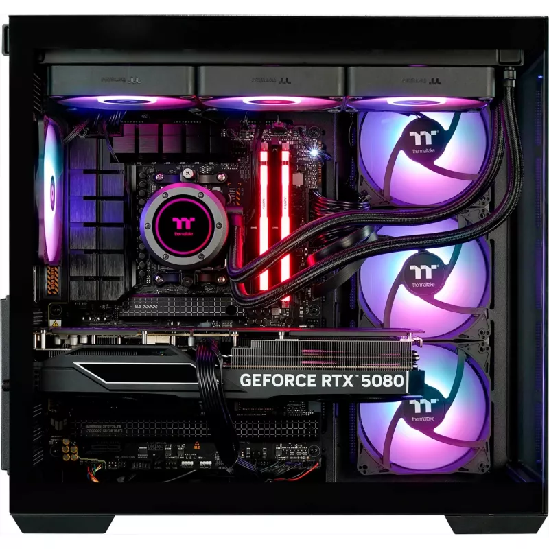 Kompiuteris Thermaltake FTW RTX 5080 Juoda Intel Core i7 16GB 1TB SSD NVIDIA RTX 5080 Windows 11 Home 64-Bit