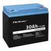 Įkraunama LiFePO4 baterija QOLTEC 12.8V 30Ah 384Wh su BMS