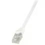 LogiLink CP2111U RJ45 tinklo kabelis, komutacinis kabelis CAT 6 U/UTP 20,00 m baltas su užsegimo apsauga 1