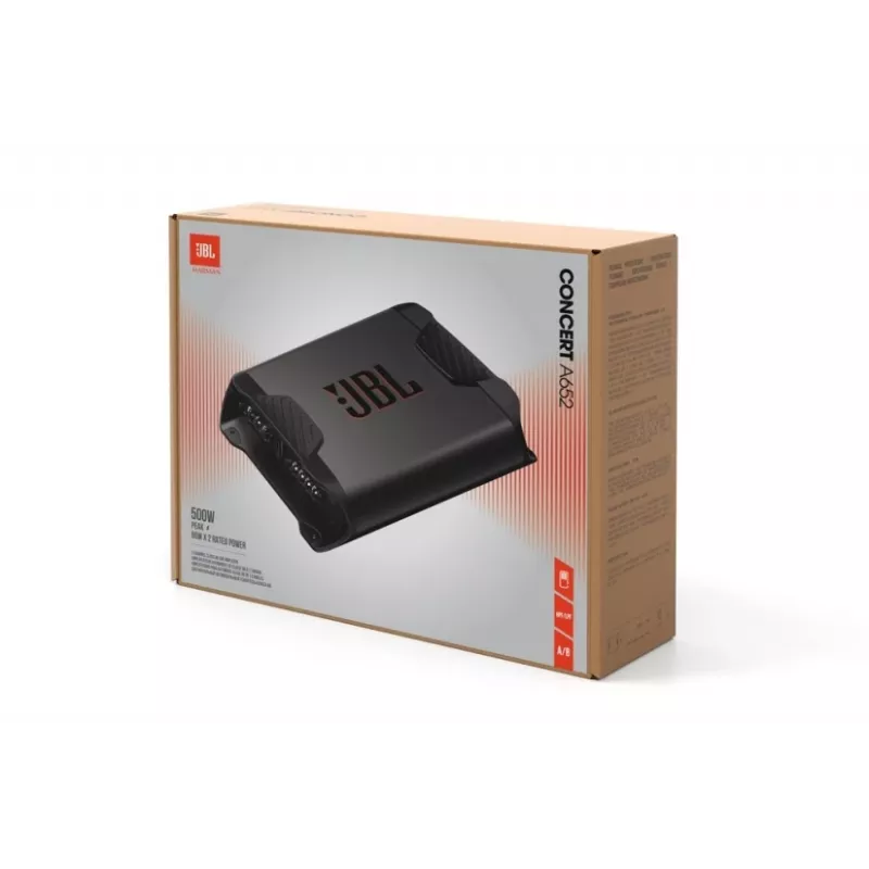 2 kanalų automobilio stiprintuvas JBL Concert A652, 500 W galia