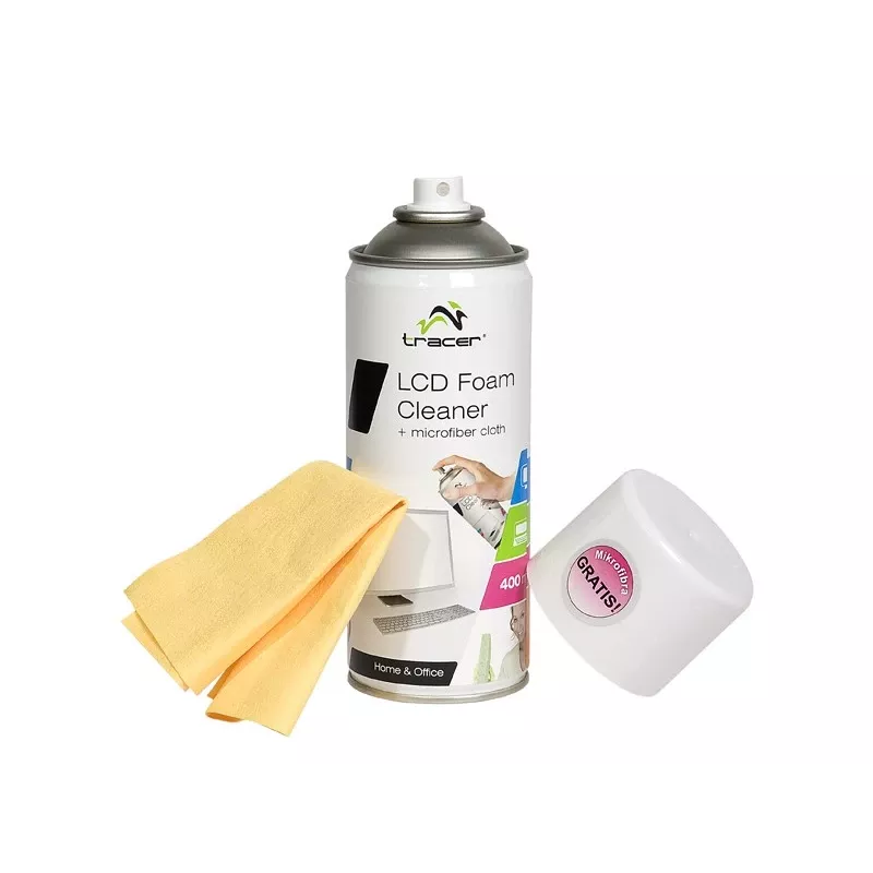 LCD Foam Cleaner 400ml+ mikropluošto šluostė