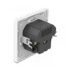 DeLOCK 11489 Kištukinis lizdas CEE 7/3 + USB Baltas 250V 16A
