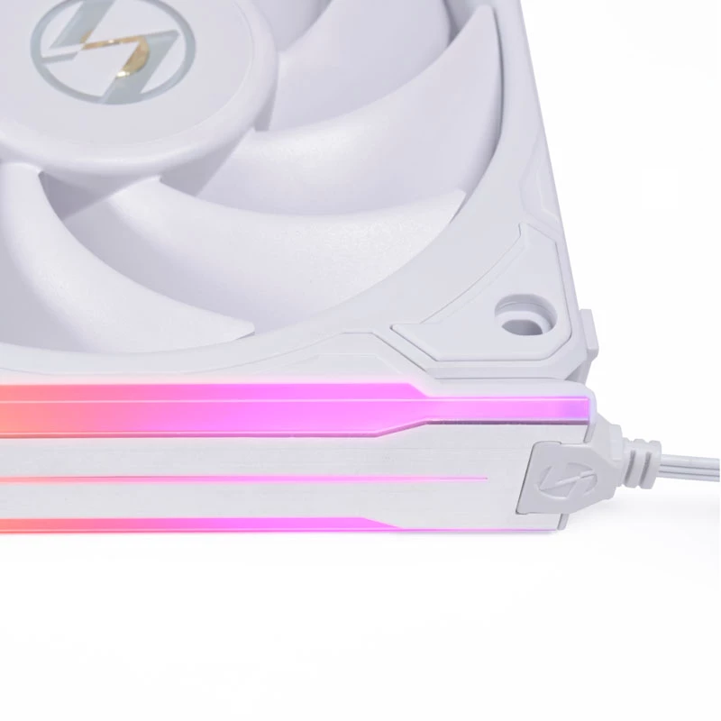 Foninis apšvietimas Lian Li P28ARGB-B RGB 5V juodas ABS aliuminis PC