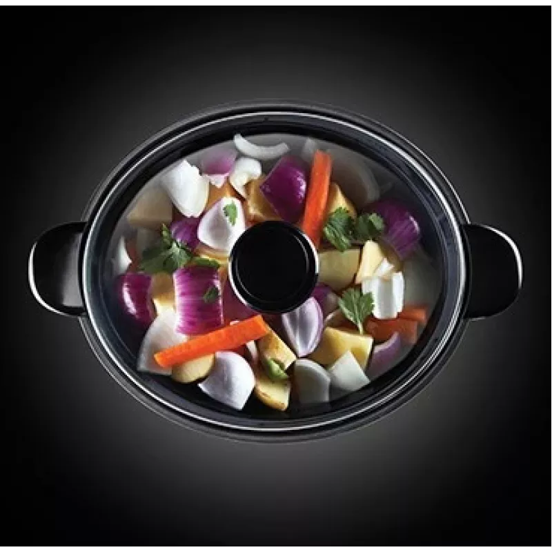 Russell Hobbs 22740-56 lėto virimo puodas 3,5 l, juoda, sidabrinė