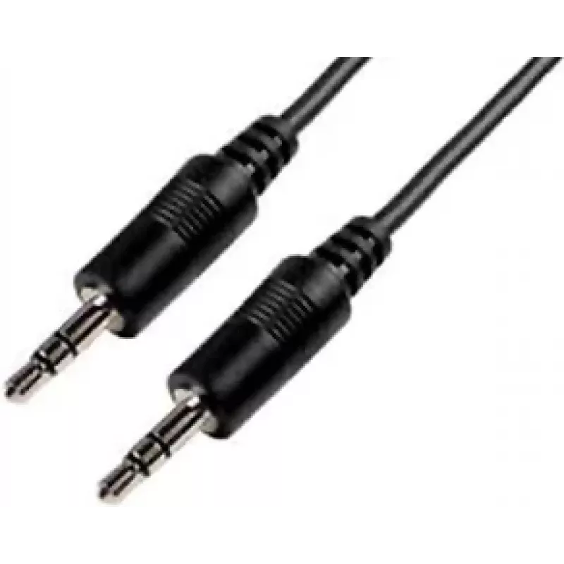 Garso kabelis e+p B 111/2 2,5 m 3,5 mm juodas