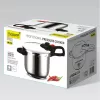 Puodas greitpuodis Maestro MR-2902, 6 l, sidabrinis