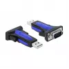 Nuoseklusis kabelis DeLOCK 66280 USB Type-A DB-9 0,8 m Juoda