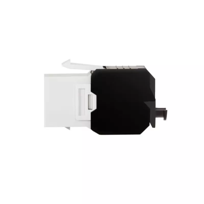LogiLink NK4066 Keystone modulis, plokščias, juodas baltas RJ-45