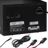 Mini Hi-Fi stereosistema Adler AD 1917 — Bluetooth V5.3, CD/USB/MP3, 2×25W RMS, FM imtuvas, 4 juostų ekvalaizeris, AUX, juoda