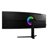 49 colių lenktas LED monitorius Arozzi Nova — 5120 x 1440 Dual QHD, VA skydelis, 4 ms, USB šakotuvas, VESA