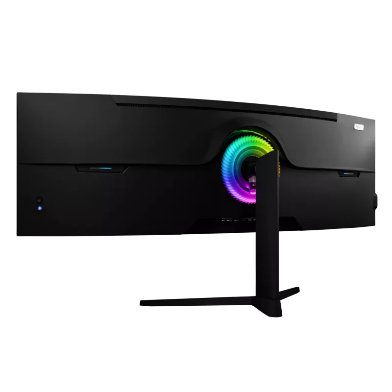 49 colių lenktas LED monitorius Arozzi Nova — 5120 x 1440 Dual QHD, VA skydelis, 4 ms, USB šakotuvas, VESA