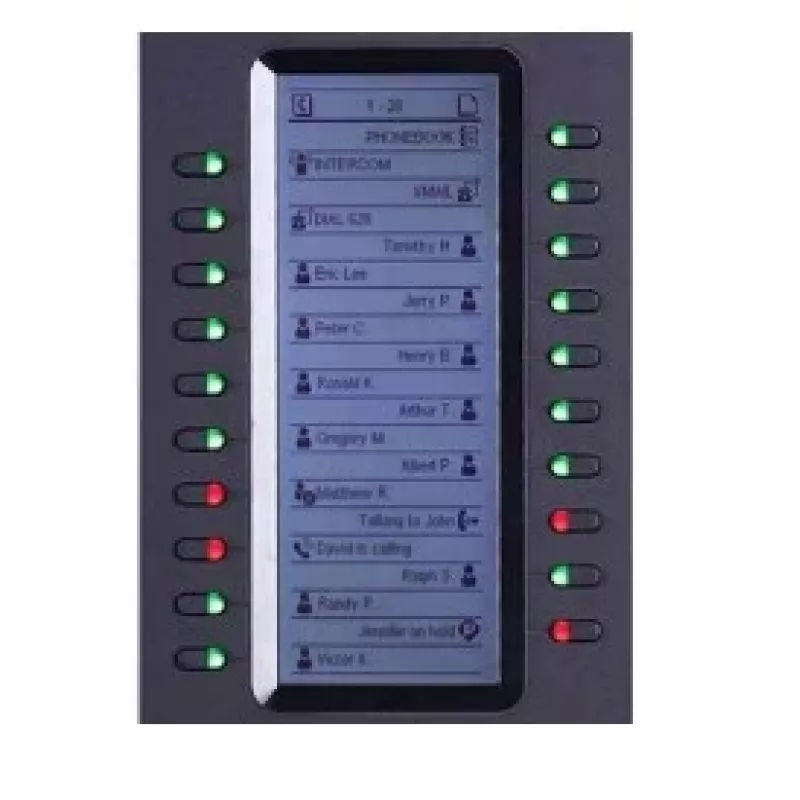 Grandstream Networks GXP2200EXT IP papildymo modulis Juodas 20 mygtukų