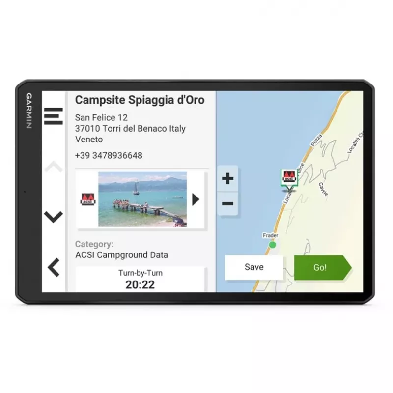 Garmin 1095 navigacijos sistema Fiksuota 25,6 cm (10.1 ) TFT jutiklinis ekranas 554 g Juoda (010-02749-10)