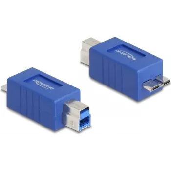 DeLOCK 67215 kabelio jungčių adapteris USB B tipo – USB Micro-B, mėlynas