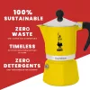 Moka puodas Bialetti Rainbow juoda geltona