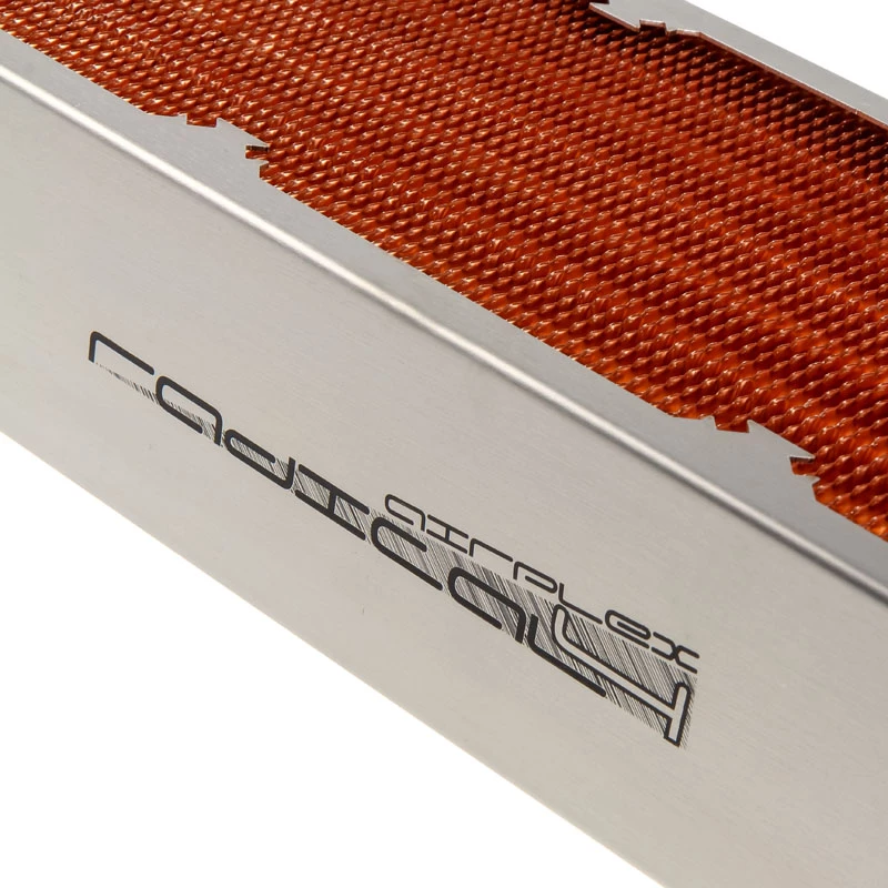 Radiatorius Aqua-Computer airplex radical 4/360 — aliuminis/varis/nerūdijantis plienas, 400×140×73 mm
