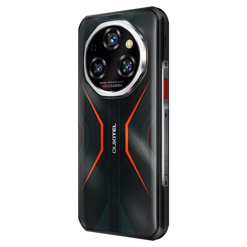 Išmanusis telefonas Oukitel WP55 6,6 colio 12GB 256GB DS 11000mAh oranžinis